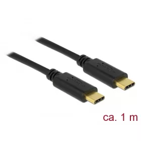   Delock USB 2.0 kábel Type-C a Type-C 1 m 5 A E-Marker (DL-83323)