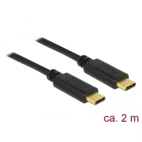   Delock USB 2.0 kábel Type-C a Type-C 2 m PD 5 A E-Marker (DL-83324)