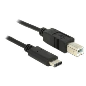   Delock Kábel USB Type-C  2.0 dugó > USB 2.0 B-típusú dugó 0,5 m fekete (DL-83328)
