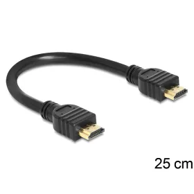   Delock nagy sebességű HDMI Ethernet - A kábel, apa / apa, 25 cm (DL-83352)