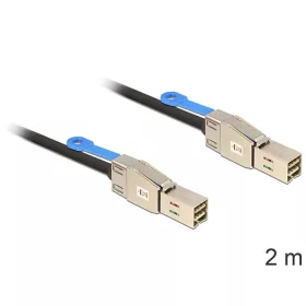   Delock Mini SAS HD x 4 SFF 8644 apa > Mini SAS HD x 4 SFF 8644 apa kábel, 2 m (DL-83395)