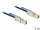 Delock Mini SAS HD x 4 SFF 8644 apa > Mini SAS HD x 4 SFF 8644 apa kábel, 2 m (DL-83395)