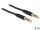 Delock sztereó kábel 3.5 mm 4 pin csatlakozó > csatlakozó, 3 m, fekete (DL-83437)