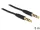 Delock sztereó kábel 3.5 mm 4 pin csatlakozó > csatlakozó, 5 m, fekete (DL-83438)