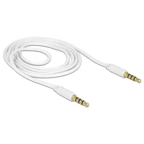   Delock 3.5mm 4.pol. jack dugó - 3.5mm 4.pol. jack dugó kábel, 1m (DL-83440)