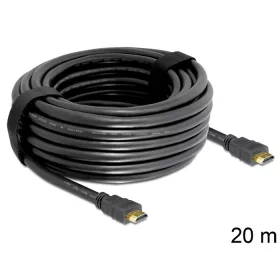   Delock nagy sebességű HDMI Ethernet kábel   HDMI A dugós > HDMI A dugós 20 m (DL-83452)