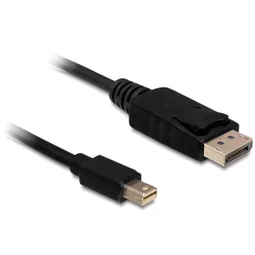   Delock Kábel mini Displayport dugó > Displayport dugó 5 m, fekete (DL-83479)