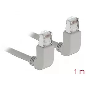   Delock Hálózati kábel RJ45 Cat.6A S/FTP felfelé néző / felfelé néző 1 m (DL-83517)