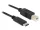Delock Kábel USB Type-C 2.0 dugó > USB 2.0 B típusú dugó 1 m fekete (DL-83601)