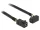 Delock Kábel Mini SAS HD SFF-8643 > Mini SAS HD SFF-8643, ívelt, 0,5 m (DL-83621)