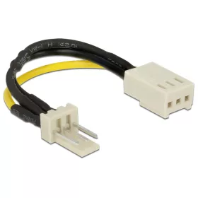   Delock tápkábel 3 tűs apa > 3 tűs anya (ventilátor) 8 cm - A fordulatszám csökkentés (DL-83656)