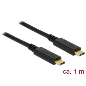   Delock USB 3.1 Gen 2 (10 Gbps) kábel Type-C a Type-C 1 m 3 A E-Marker (DL-83661)