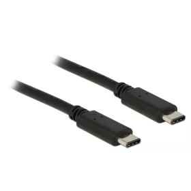   Delock Kábel USB Type-C 2.0 dugó > USB Type-C 2.0 dugó 0,5 m fekete (DL-83672)