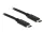 Delock Kábel USB Type-C 2.0 dugó > USB Type-C 2.0 dugó 0,5 m fekete (DL-83672)