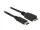 Delock Kábel SuperSpeed USB (USB 3.1, Gen 2) USB Type-C dugó > USB Micro-B típusú dugó 0,5 m fekete (DL-83676)