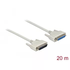  Delock D-Sub 25-ös soros kábel, dugó-hüvely, 20 m (DL-83682)