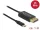 Delock USB Type-C koax kábel DisplayPort-hoz (DP Alt Mode) 4K 60 Hz 1 m (DL-83709)