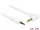 Delock Stereo Jack kábel 3.5 mm 3 pin apa > apa 2 m 90  fehér (DL-83757)