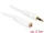 Delock Stereo Jack hosszabbító kábel 3.5 mm 3 pin apa > anya 0.5 m fehét (DL-83763)