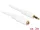 Delock Stereo Jack hosszabbító kábel 3.5 mm 3 pin apa > anya 3 m fehér (DL-83769)