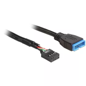   Delock kábel USB 2.0 pin header anya > USB 3.0 pin header apa 45 cm (DL-83776)