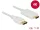 Delock Kábel Displayport 1.2 dugó > High Speed HDMI-A dugó passzív 4K 1 m fehér (DL-83817)