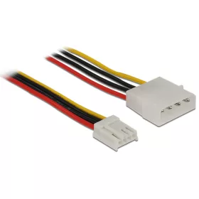   Delock tápkábel 4 tűs apa > 4 tűs floppy anya 60 cm (DL-83822)