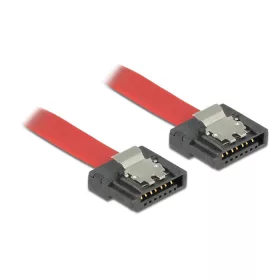  Delock kábel SATA FLEXI 6 Gb/s 30 cm vörös fém (DL-83834)
