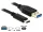Delock Kábel USB 10 Gbps (USB 3.1, Gen 2), A típusú csatlakozódugó > USB Type-C 0,5 m hosszú fekete (DL-83869)