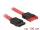 Delock SATA 6 Gb/s-s bővítőkábel csatlakozódugóval > SATA-s, csatlakozóhüvellyel, 100 cm, piros (DL-83956)