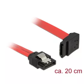   Delock 6 Gb/s sebességet biztosító SATA-kábel egyenes csatlakozódugóval > felfelé néző SATA-csatlako (DL-83972)