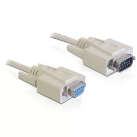   Delock RS-232 soros kábel, Sub-D9 apa / anya, 5 m (DL-84016)