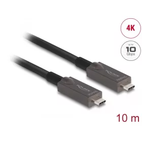   Delock aktív optikai USB-C videó + adat + PD kábel 10 m (DL-84150)