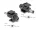 Delock Keystone modul, DC 5,5 x 2,1 mm-csatlakozóhüvely, DC 5,5 x 2,5 mm méretű apa, fekete (DL-84163)