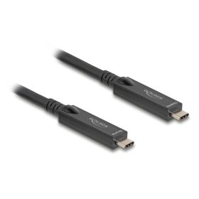   Delock Aktív optikai USB-C  8K Video + adat + PD kábel 10 m (DL-84257)
