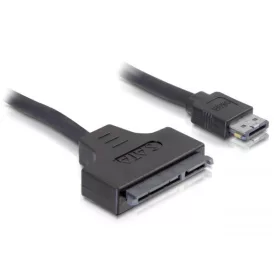   Delock eSATAp 12V   22 tűs SATA 21  / 31  átalakító kábel, 0,5 m. (DL-84402)