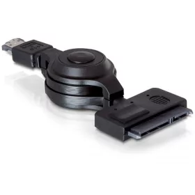 Delock eSATAp - SATA 22 tűs feltekerhető kábel (DL-84432)