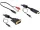 Delock DVI - HDMI kábel hanggal, apa - apa 2m (DL-84455)