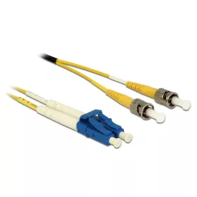   Delock Kábel, optikai szálas LC Duplex > ST Duplex egyszeres OS2, 5 m (DL-84691)