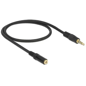   Delock audió toldó kábel, 4 pol.3.5mm sztereó jack dugó/aljzat csatlakozókkal, Iphone készülékekhez, (DL-84716)