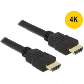  Delock High Speed HDMI-kábel típusú Ethernet   HDMI A dugós > HDMI A dugós 4K 0,5 m (DL-84751)