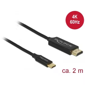   Delock USB Type-C koax kábel HDMI-hoz (DP Alt Mode) 4K 60 Hz 2 m (DL-84905)