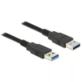   Delock USB 3.0-s kábel A-típusú csatlakozódugóval > USB 3.0-s, A-típusú csatlakozódugóval, 5,0 m, fe (DL-85064)