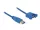 Delock kábel USB 3.0 A-típusú apa > USB 3.0 A-típusú anya rögzítőfejjel 1 m (DL-85112)
