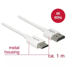  Delock Kábel Nagysebességű HDMI Ethernettel - HDMI-A-csatlakozódugó > HDMI Mini-C-csatlakozódugó, 3D (DL-85142)