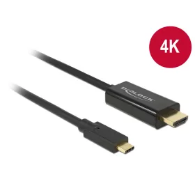   Delock Kábel USB Type-C csatlakozó > HDMI csatlakozó (DP váltakozó mód) 4K 30 Hz, 2m fekete (DL-85259)