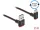 Delock EASY-USB 2.0 kábel A-típusú csatlakozódugó - USB Type-C  csatlakozódugó, ívelt felfelé / lefe (DL-85278)