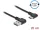 Delock EASY-USB 2.0 kábel A-típusú csatlakozódugó - USB Type-C  csatlakozódugó, ívelt bal / jobb, 0, (DL-85279)