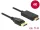 Delock Kábel Displayport 1.2 dugó > High Speed HDMI-A dugó passzív 4K 5 m fekete (DL-85319)