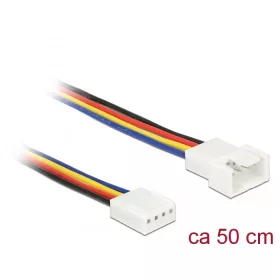   Delock Hosszabbító kábel PWM hűtőventillátor csatlakozás 4 tűs 50 cm (DL-85362)